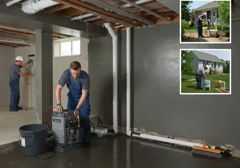 Basement Waterproofing and Flood Prevention process in Sparta, MI